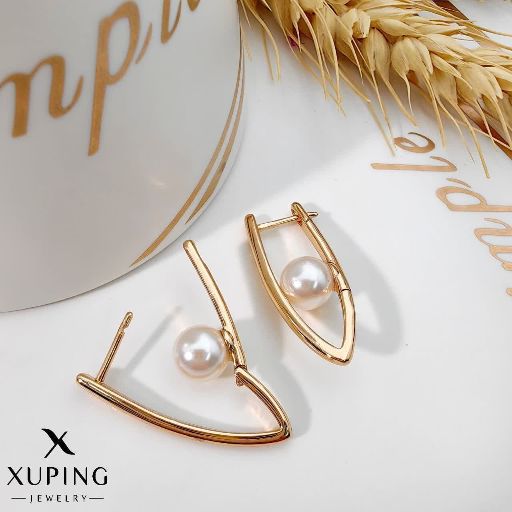 گوشواره مرواریدی ژوپینگ کد 1563 - خرید آنلاین از گالری آداس